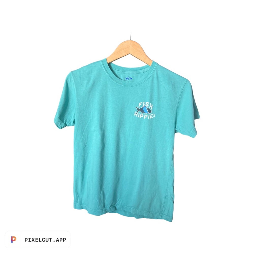 Boys Fish Hippie Cotton Shirt, YL